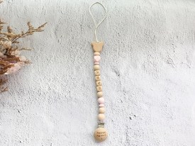 Porta chupete madera